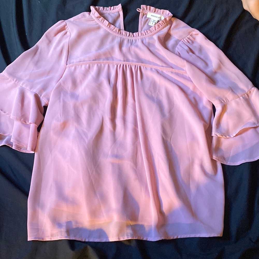 Large pink blouse